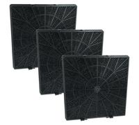 vhbw 3x Filtres à charbon actif remplacement pour DOMATIX KSC 300 pour hotte aspirante