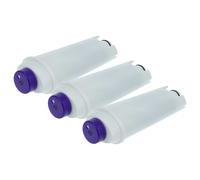 vhbw 3x Filtres à eau remplacement pour AquaCrest AQK-C11 pour machine à café automatique, machine à expresso, blanc