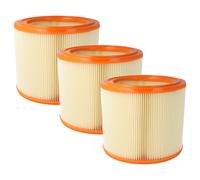 vhbw 3x Filtres à lamelles remplacement pour Makita W60077 pour aspirateur à main