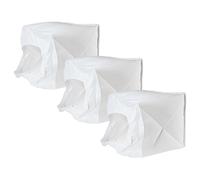 vhbw 3x Filtres à membrane remplacement pour Kärcher 6.906-103.0 pour aspirateur - Lot de filtres textiles blanc