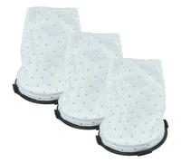 vhbw 3x Filtres à sac compatible avec Thomas SUPER 30 S Aquatherm aspirateur à sec - Filtre de rechange noir / blanc