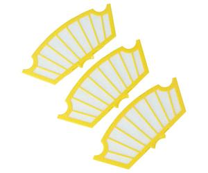 vhbw 3x Filtres compatible avec iRobot Roomba 585 | 581, 560, 580, 562, 570, 563, 565, 564, 866, 590 robot aspirateur - bloc filtre