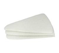 vhbw 3x Filtres coniques compatible avec ValloFlex GEO LUFT échangeur de chaleur géothermique - Filtre d'évacuation G3, blanc