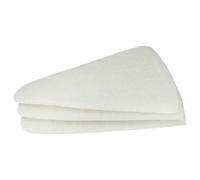 vhbw 3x Filtres coniques compatible avec VGP GEO LUFT échangeur de chaleur géothermique - Filtre d'évacuation G3, blanc