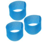 vhbw 3x Filtres en mousse remplacement pour Kärcher 6.402-024.0 pour nettoyeur à vapeur - Lavable, bleu