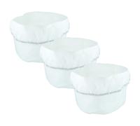 vhbw 3x Filtres fins remplacement pour Thomas 787217 pour aspirateur - Filtre en toison blanc