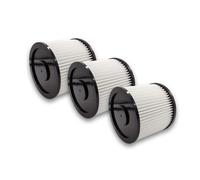 vhbw 3x Filtres ronds pour aspirateur multifonctions Aqua Vac Synchro 22, 30, 30/A, 40 AC, 40/A
