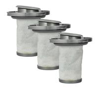 vhbw 3x Filtres séparateurs compatible avec OBH Nordica EO9617, EO6878, EO6838, EO9631 aspirateur - Filtre de rechange, lavable blanc / gris
