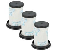 vhbw 3x Filtres séparateurs compatible avec Rowenta Air Force Flex RH9590 aspirateur - Filtre de rechange, lavable noir / blanc / bleu