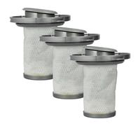 vhbw 3x Filtres séparateurs compatible avec Rowenta RH9681, RH9680, RH9679, RH9690 aspirateur - Filtre de rechange, lavable gris / blanc