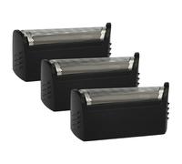 vhbw 3x Grille compatible avec Braun 5597 rasoir électrique + cadre, noir/argenté