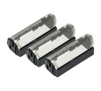 vhbw 3x Grille compatible avec Braun Formula 5569, 5579, 5666, 5667 rasoir électrique + cadre, noir/argenté