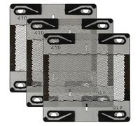 vhbw 3x grille de rasoir compatible avec Braun Micron L, Micron S, Micron 6009, 2011, Micron, Eltron 770 (Typ 5410) rasoir, argenté