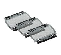 vhbw 3x grille de rasoir compatible avec Braun Pocket Twist rasoir, noir/argenté