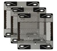 vhbw 3x grille de rasoir remplacement pour Braun 410 pour rasoir, argenté