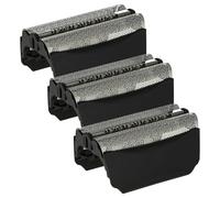 vhbw 3x Grille double compatible avec Braun 550, 530, 360 Complete, 550S, 560, 530s, 540, 550cc, 560S rasoir électrique + cadre, noir