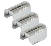vhbw 3x Grille double compatible avec Braun 7790, SmartControl, Syncro, FIX400, SyncroPro rasoir électrique + cadre, argenté