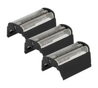 vhbw 3x Grille double compatible avec Braun Flex Integral 5315, 5412, 5414, 5316, 5410, 5416, 5415 rasoir électrique + cadre, noir