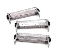 vhbw 3x Grille remplacement pour Remington SP93, SP94, RBL5000 pour rasoir électrique + cadre, argenté