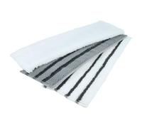 vhbw 3x Housses compatible avec Kärcher SC 2 Upright, EasyFix, Deluxe nettoyeur à vapeur - blanc/gris