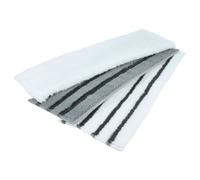 vhbw 3x Housses compatible avec Kärcher SC 4 Deluxe, EasyFix Iron, EasyFix nettoyeur à vapeur - blanc/gris
