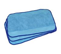 vhbw 3x Lingettes de nettoyage plastique compatible avec iRobot Braava 380, 390, 380T, 390T, 320t, 321, 320, 321T aspirateur robot
