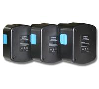 vhbw 3x Ni-MH batteries 2100mAh (14.4V) pour outil DS 14DVF2, DS 14DVF3, DS 18DVC, DS18DMR comme Hitachi 315128, 315129, 315130, 319104, 319933. G