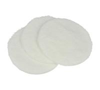 vhbw 3x Pads de polissage compatible avec Kärcher FP 202, PST 1000, PST 222, FP 222 aspiro-cireuse - Set de polissage pour parquet blanc