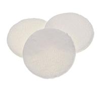vhbw 3x Pads de polissage remplacement pour Kärcher 2.863-196.0 pour aspiro-cireuse - Set de polissage pour parquet, blanc