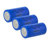 vhbw 3x Piles au lithium ER26500 (Size C) - Piles primaires (8500mAh, 3,6V, Li-SOCl2)