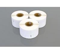 vhbw 3x Rouleau d'étiquettes 41mm x 89mm (300 étiquettes) remplacement pour Dymo 11356 pour étiqueteuse