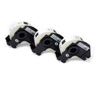 vhbw 3x Rouleau d'étiquettes autocollantes pour Brother P-Touch QL-500BW, QL-550, QL-560, QL-560VP, QL-570, QL-580, QL-580N comme DK-11204.