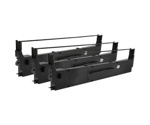 vhbw 3x Ruban encreur compatible avec Epson LX300tII, LX350, LX 350, LX 300 Plus II Colour imprimante matricielle ou de reçus - noir