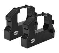 vhbw 3x Ruban encreur compatible avec Norand Modular Printer, NP-815 imprimante matricielle ou de reçus - noir