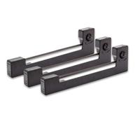 vhbw 3x Ruban encreur compatible avec Olivetti ECR 2450 EU, ECR 2400, ECR 4000, ECR 2450 Euro imprimante matricielle ou de reçus - noir