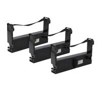 vhbw 3x Ruban encreur remplacement pour ERC-43, ERC-43B, C43S015461, ERC-39 pour imprimante matricielle ou de reçus - noir