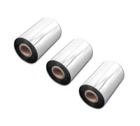 vhbw 3x Ruban transfert thermique compatible avec Godex RT700, G530, G500, EZPI 1300 imprimante d'étiquette résistante 100mmx300m résine/cire
