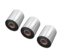 vhbw 3x Ruban transfert thermique compatible avec Sato CL6NX, CL4NX imprimante d'étiquette résistante 80mmx300m résine/cire