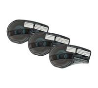 vhbw 3x Rubans remplacement pour Brady M21-750-427 pour imprimante d'étiquettes 19,05mm Noir sur Blanc, Vinyle