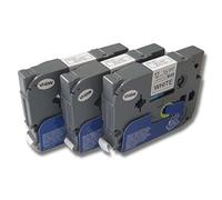 vhbw 3x Rubans compatible avec Brother GL H105
