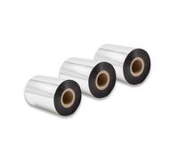 vhbw 3x Rubans transfert thermique compatible avec Citizen 8301, 9001, 7201e imprimante d'étiquettes - Bande résistante, 90 mm x 300m, noir