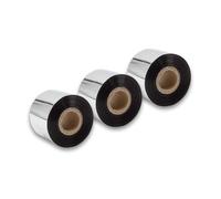 vhbw 3x Rubans transfert thermique compatible avec Printronix T5308 imprimante d'étiquettes - Bande résistante, 50 mm x 300m, noir