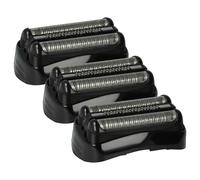 vhbw 3x Têtes de rasoir de remplacement compatible avec Braun Series 3, cruZer clean rasoir électrique, noir