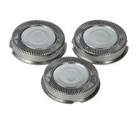 vhbw 3x Têtes de rasoir de remplacement compatible avec Philips HQ4425, HQ443, HQ444, HQ4440, HQ4441, HQ4445, HQ448, HQ46, HQ460, HQ4601, HQ4607 rasoir électrique, argenté