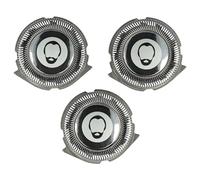 vhbw 3x Têtes de rasoir de remplacement compatible avec Philips S1570, S3110, S3110/06, S3110/08, S3110/41, S3120, S3120/06, S3130, S3133, S3134 rasoir électrique, argenté