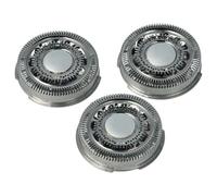 vhbw 3x Têtes de rasoir de remplacement compatible avec Philips S9000 | S9021, S9031, S9041, S9111, S9112 rasoir électrique, argenté