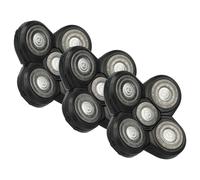 vhbw 3x Têtes de rasoir de remplacement compatible avec Philips série S8000 S8950/90, S8950/91 rasoir électrique, noir