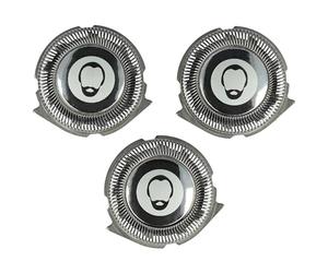 vhbw 3x Têtes de rasoir de remplacement compatible avec Philips SW3700 Star Wars Edition, SW3700/07 StarWars rasoir électrique, argenté