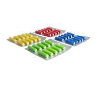 vhbw 40x Bâtonnets parfumés pour aspirateur par ex. compatible avec AEG - Désodorisant forêt, parfum de roses, océan/marin, citron