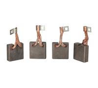 vhbw 4x balais de charbon 25,5 x 25,7 x 8,9 mm compatible avec Jungheinrich transpalette 0871077 véhicule utilitaire